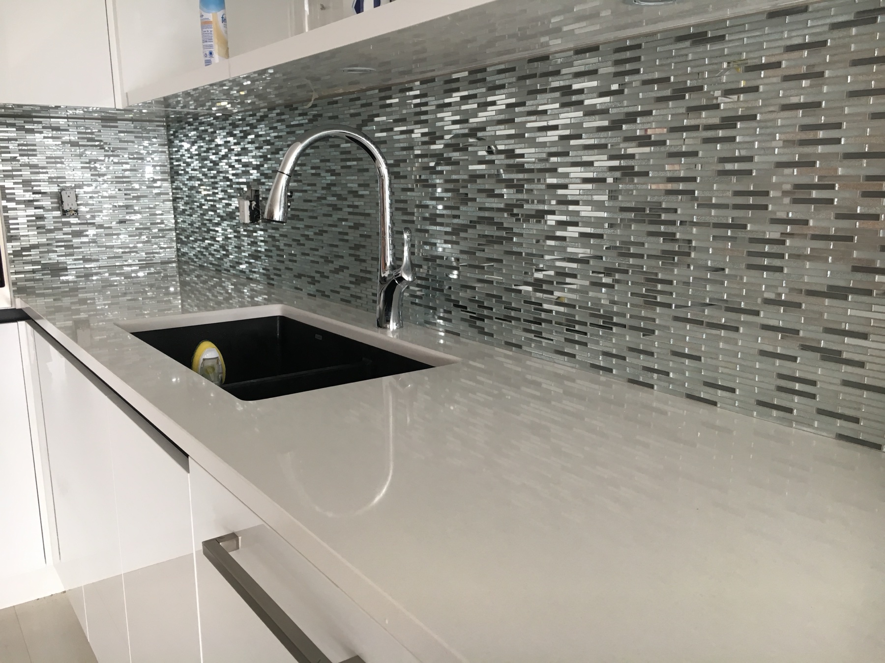 Herringbone Kitchen Backsplash